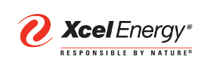 Xcel Energy logo and link to their website