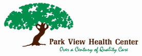 Park View Health Center logo and link to their website