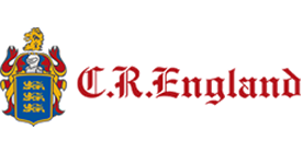 C.R. England logo and link to their website