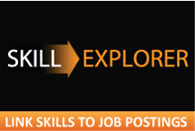 Skill Explorer logo and link to homepage