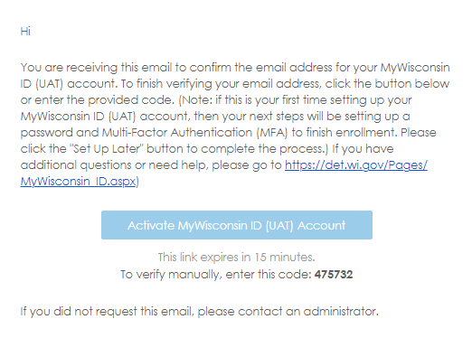 Step 2 to verify your email address