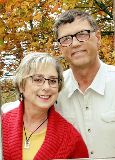 Clarence "Butch" Oertel and his wife, Mary.