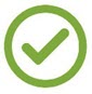 Icon with Green Checkmark