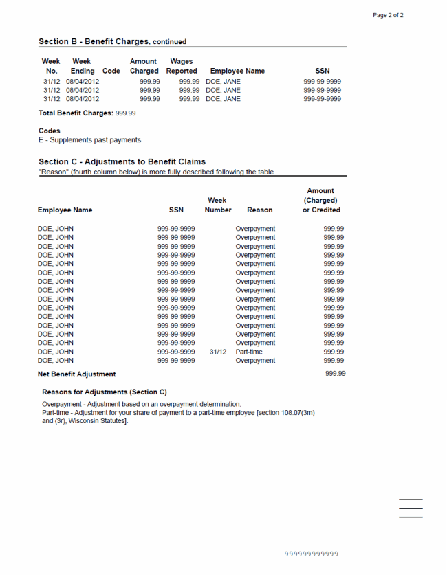 Form Sample UCT-14384-1-E, Page 2